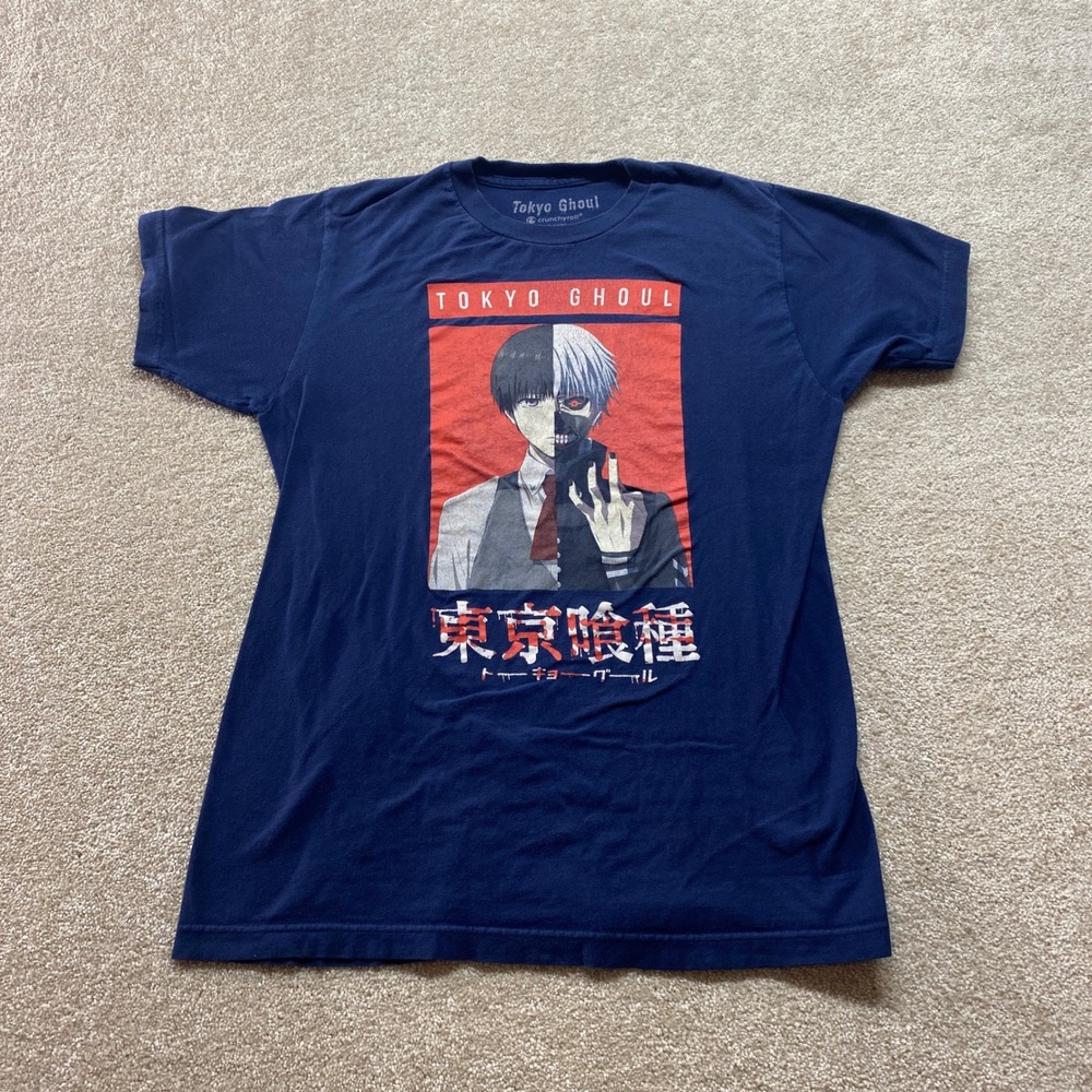 Tokyo Ghoul Kaneki Ken Anime Shirt Mens Medium Crunchyroll Graphic Tee